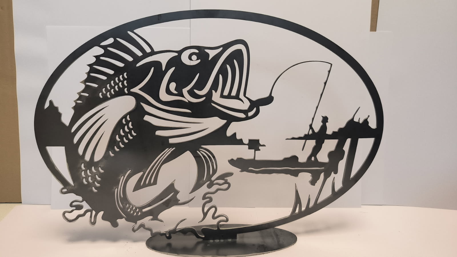 Décor mural pêche au gros poisson